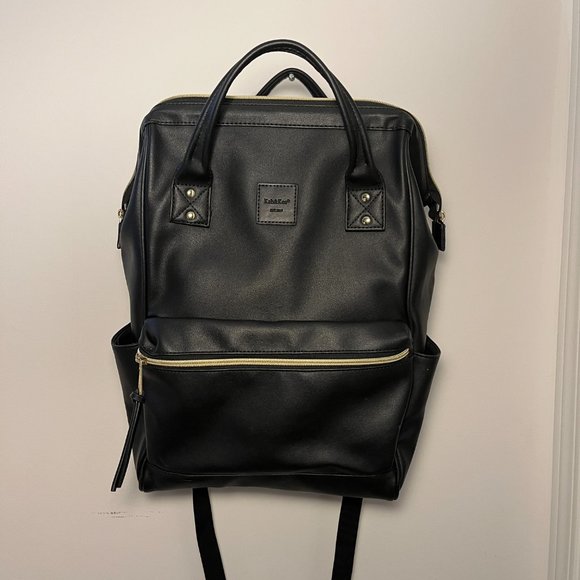 Kah&Kee Leather Backpack with Laptop Compartment - Picture 1 of 7